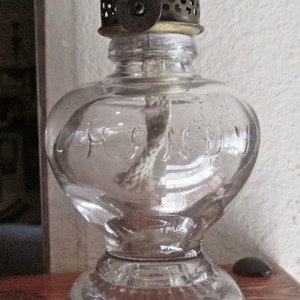 Vintage Handy Miniature Oil Lamp Acorn Burner