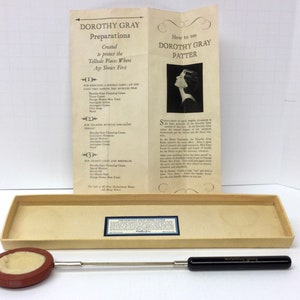 Dorothy Gray Tonic Patter 1923 Patent Original Box Instructions