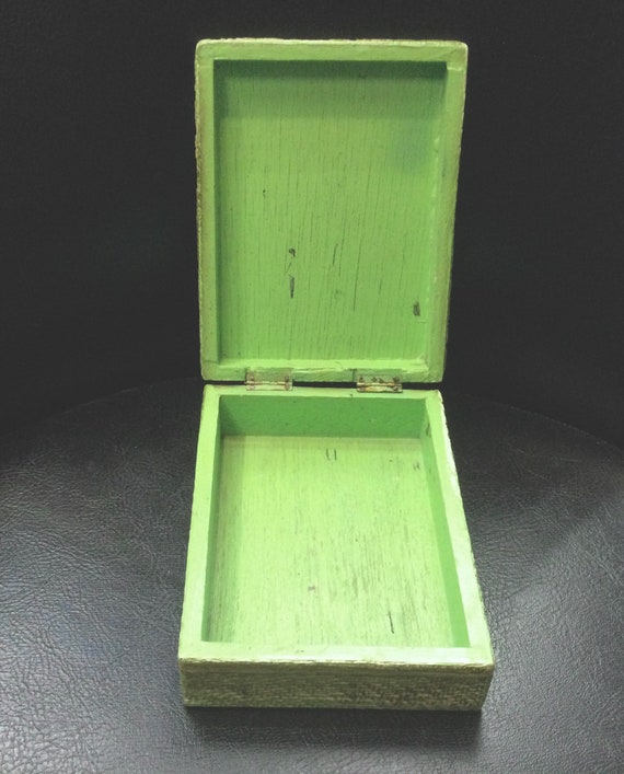 Vintage Hong Horizons Patent Pending Paper Mache Box … - Gem