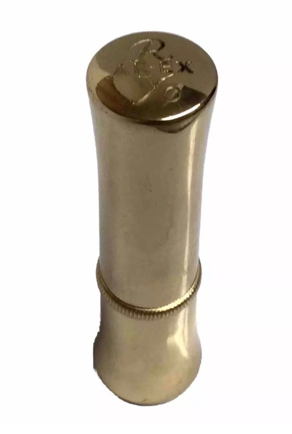 Vintage Lipstick Tube Holder AR-EX Gold Tone Retro