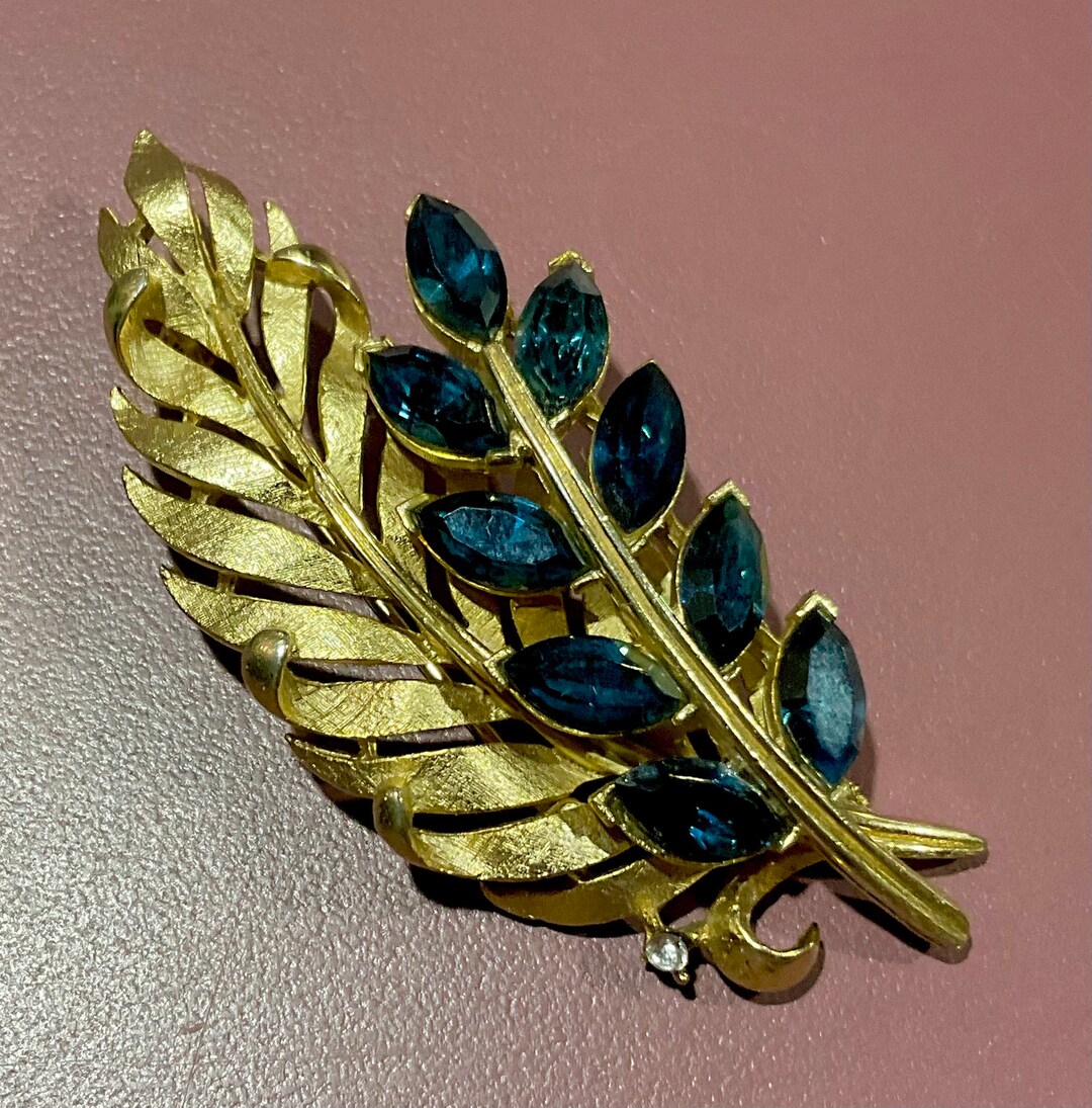 Broche Vintage Lisner Feuille/fleur Argentée - Bijou Texturé Et Lisse, Parfait Pour Collectionneurs