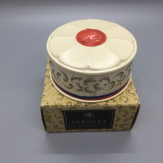 Vintage Yardley Powder Box Unused Original Box an… - image 4