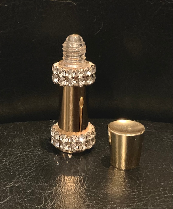 Dazzling Miniature Perfume Bottle Bling Rhinestone