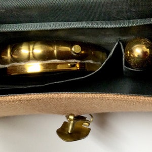 Dorset 5th Avenue Clutch Purse with Powder Compact Lipstick Tube Holder