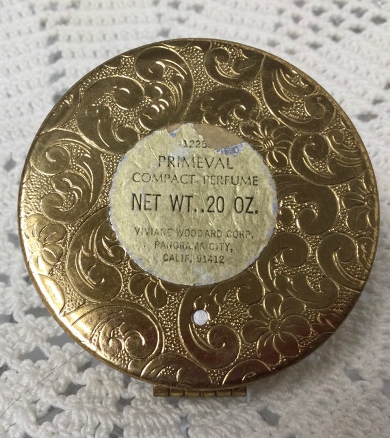 Viviane Woodard Solid Perfume Compact Large Purpl… - image 5