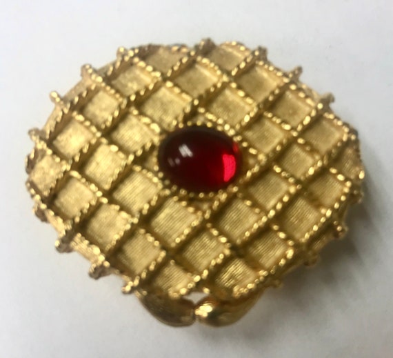 Vintage solid online perfume compact