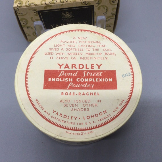 Vintage Yardley Powder Box Unused Original Box an… - image 10