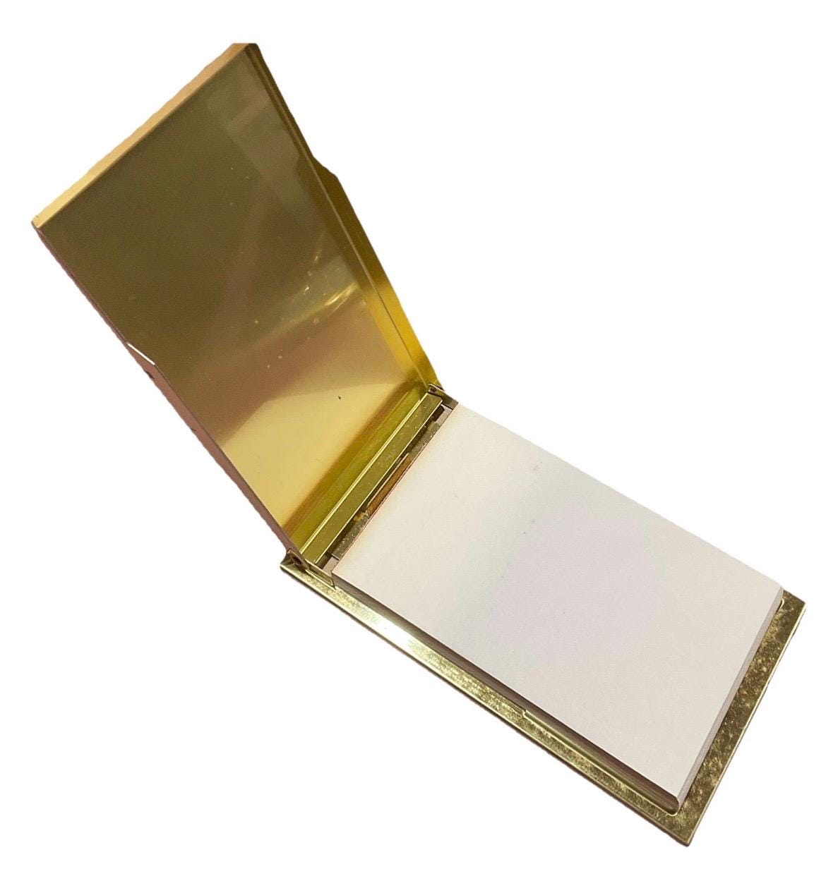 US ヴィンテージ PARK SHERMAN メモパッドケース ノートカバー Park Sherman Confetti Lucite Memo Pad and Pen Set Turquoise Mid