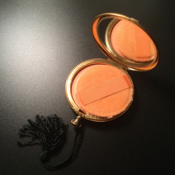 Glamorous Watch Style Powder Compact Rhinestones … - image 5