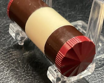 Rzadka, zabytkowa torebka Colt Bakelite w tubce na kosmetyki do makijażu