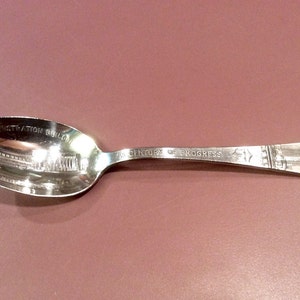 1933 Chicago Century of Progress World&#39;s Fair Souvenir Spoon Administration