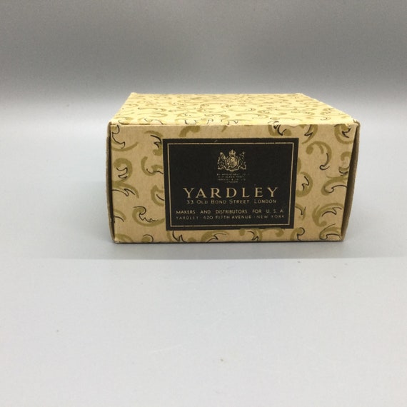 Vintage Yardley Powder Box Unused Original Box an… - image 5