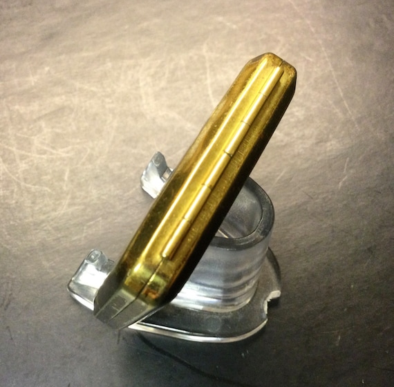 Tiny Vintage Melloglo Powder Compact Original Puf… - image 5