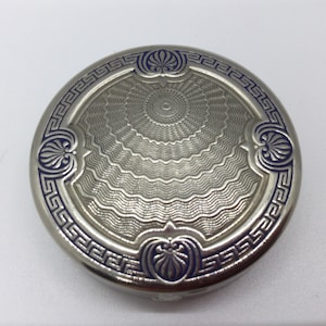 Rare Tiny KARESS Woodworth Rouge Compact with Original Puff 1920s