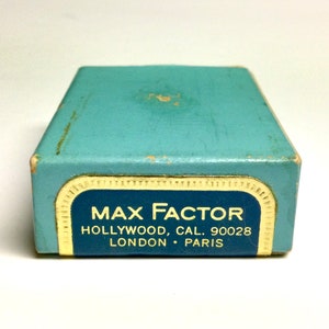 Vintage Unused Max Factor Solid Perfume Compact Aquarius Original Box ...