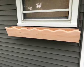 Cedar Window Box Planters