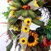 Sunflower Ranunculus Wreath Large Grapevine Summer Fall - Etsy