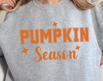 Pumpkin Season PNG, Fall Png, Autumn Png, Thanksgiving Png, Fall Sublimation Design, Retro Halloween Png, Cozy T shirt Sublimation Design