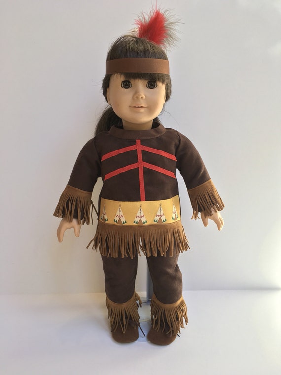 Indian Costume Fits 18 American Girl Dolls Halloween Etsy