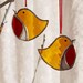 Stained glass Robin red breast decoration, teacher gifts, Bird lover gift, bird glass art, Christmas, bauble tree decor 