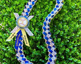 Baseball Ribbon Lei - Graduation, Senior Night Gift