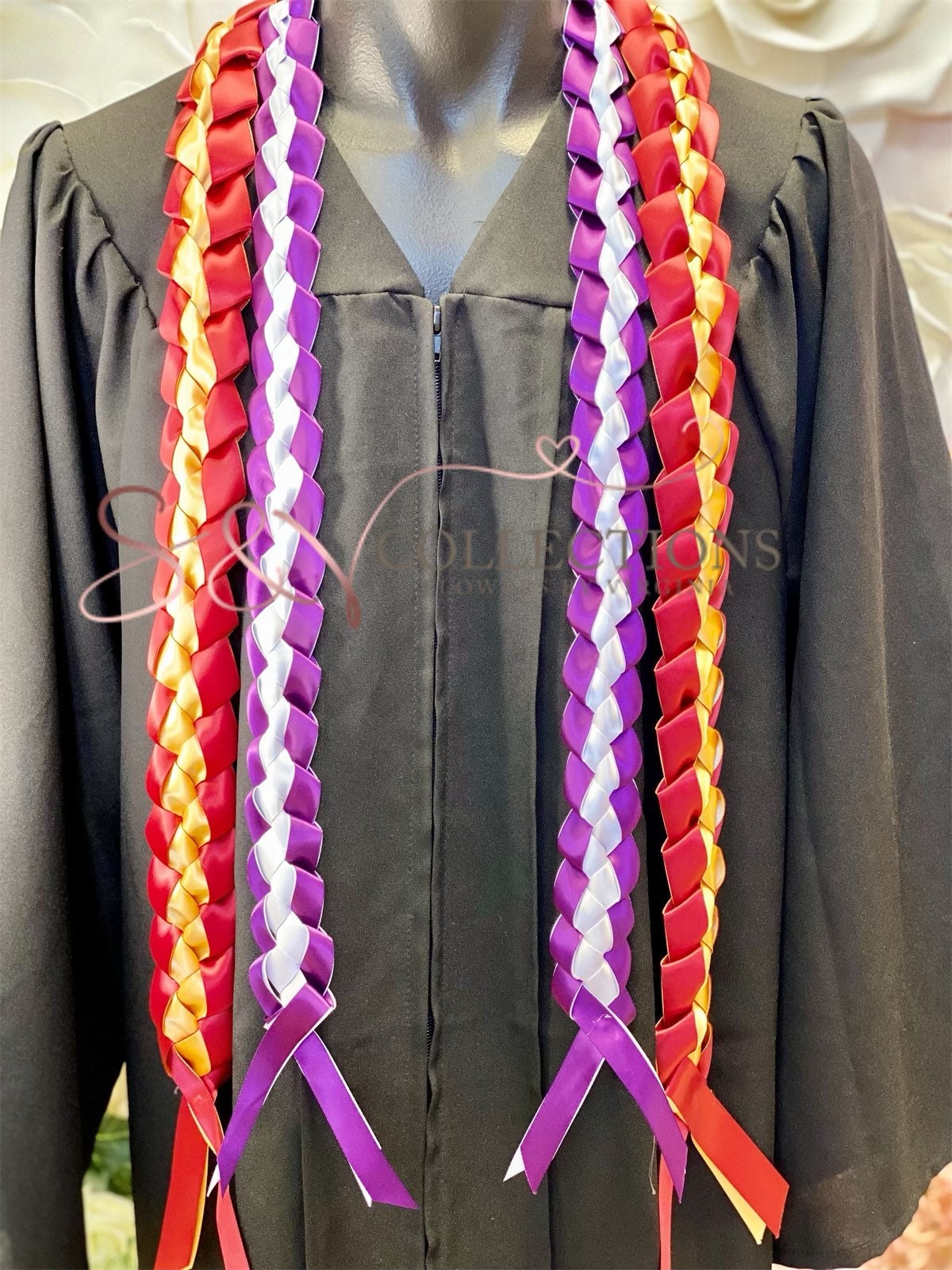 Braided 5/8' or 7/8 Ribbon Leis for Graduation-pick - Etsy