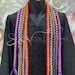Braided 3/8' Ribbon Leis for Graduation-Pick your school color-#097 