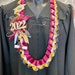 Braided 7/8' Ribbon Leis for Graduation/personalized name/ school colors #093 
