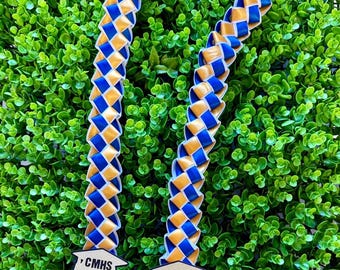 Graduation Ribbon Lei: Custom School Colors, Stole Style (2026)