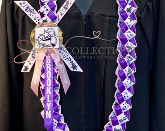 Cheer Leaders Ribbon Lei/ Homecoming/ Senior Night/Sport Night/Graduation Leis/Spirit week/Class of 2024