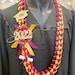 Braided 5/8' Ribbon Leis for Graduation, personalized name, customize with school color #092 