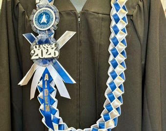 Space Force-The US Armed Forces custom leis made with graduate name