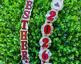 Custom name Graduation lei/ Class of 2026