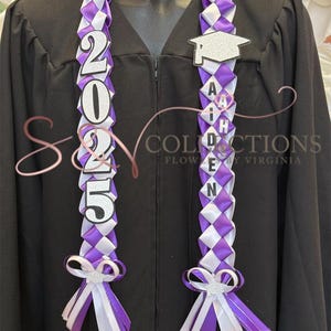 Graduation lei/ personalized name-#88