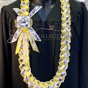 Cheer Leaders Ribbon Lei/ Homecoming/ Senior Night/sport Night ...