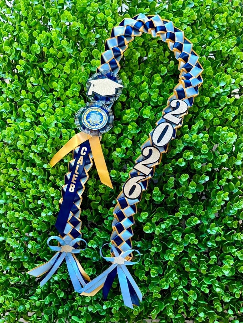 UCSF-UC San Francisco Graduation Ribbon Lei, Class of 2026 - Etsy