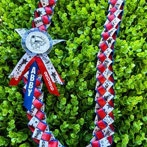 Cheer Leaders Ribbon Lei/ Homecoming/ Senior Night/Sport Night/Graduation Leis/Spirit week/Class of 2025