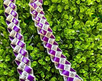 Music Ribbon Stole Lei - Graduation, Senior Night, Spirit Week, Class of 2026