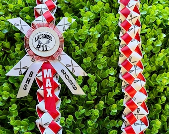 Lacrosse ribbon lei/Graduation Leis/ Senior Night/Sport Night/Spirit Week/ Class of 2026