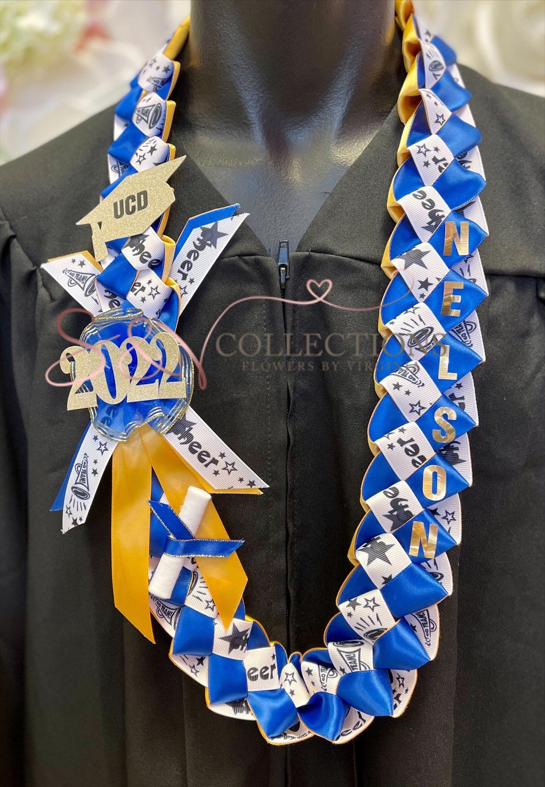 Cheer Leaders Ribbon Lei/senior Night/sport Night - Etsy