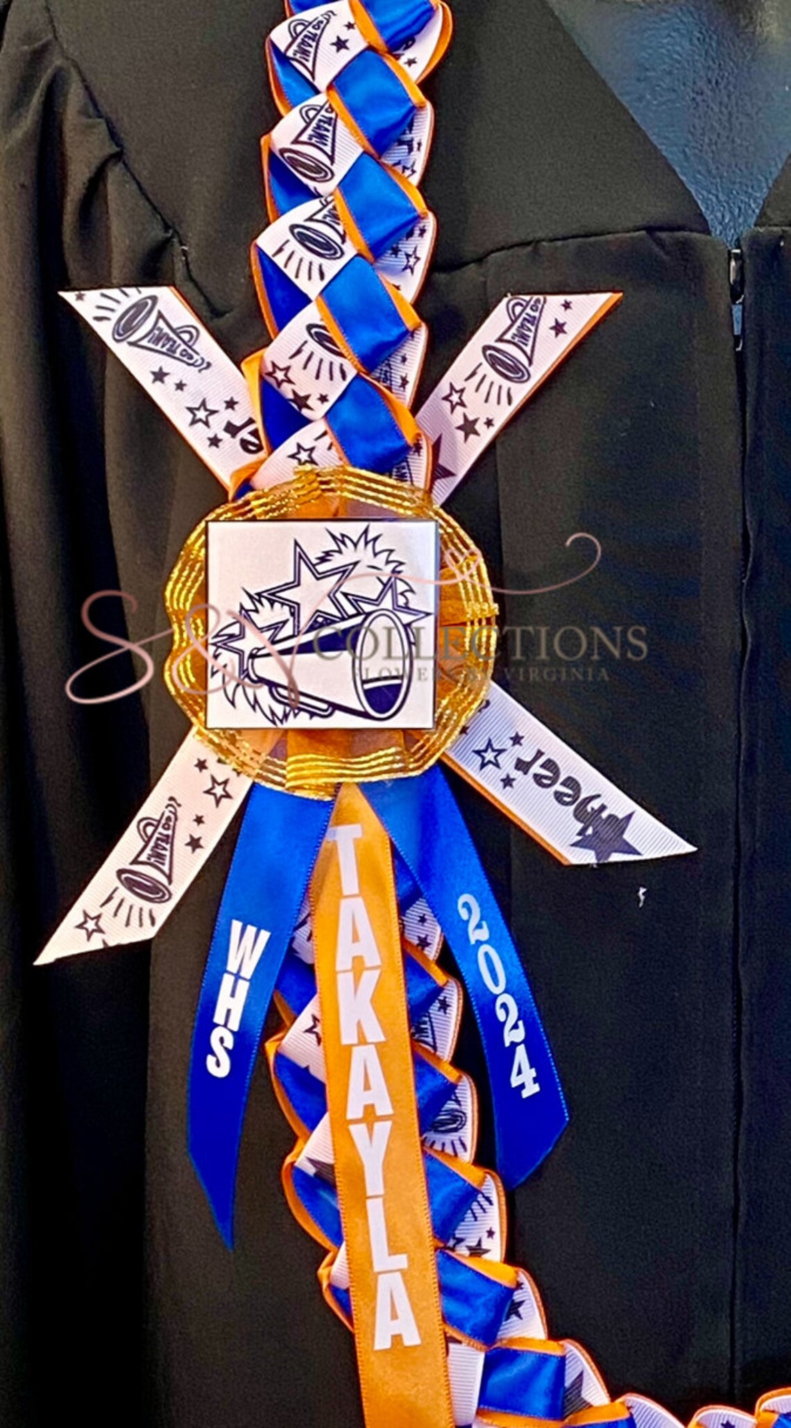 Cheer Leaders Ribbon Lei/ Homecoming/ Senior Night/sport Night ...