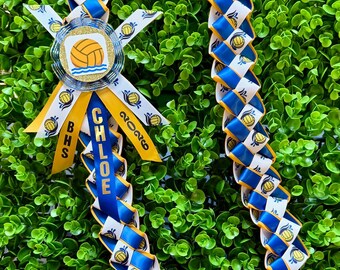 Water Polo ribbon lei/Graduation Leis/ Senior Night/Sport Night/Spirit Week/ Class of 2026