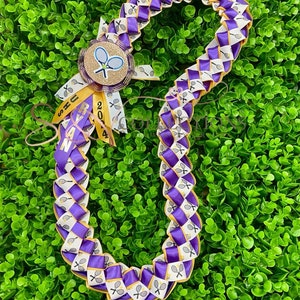 Tennis Ribbon Lei/Graduation Leis/Senior Night/Sport Night/Graduation /Spirit Week/Class of 2025