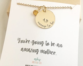 Gift for Expectant Mother - New Mother Gift - Expectant Mother Gift - Mom to be Gift - Mommy to be Necklace