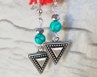 Handmade Triangle earrings