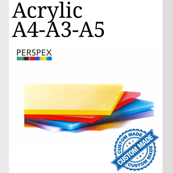 White Star Acrylic Plastic Perspex Various Sizes small Arts /& Crafts K/&M