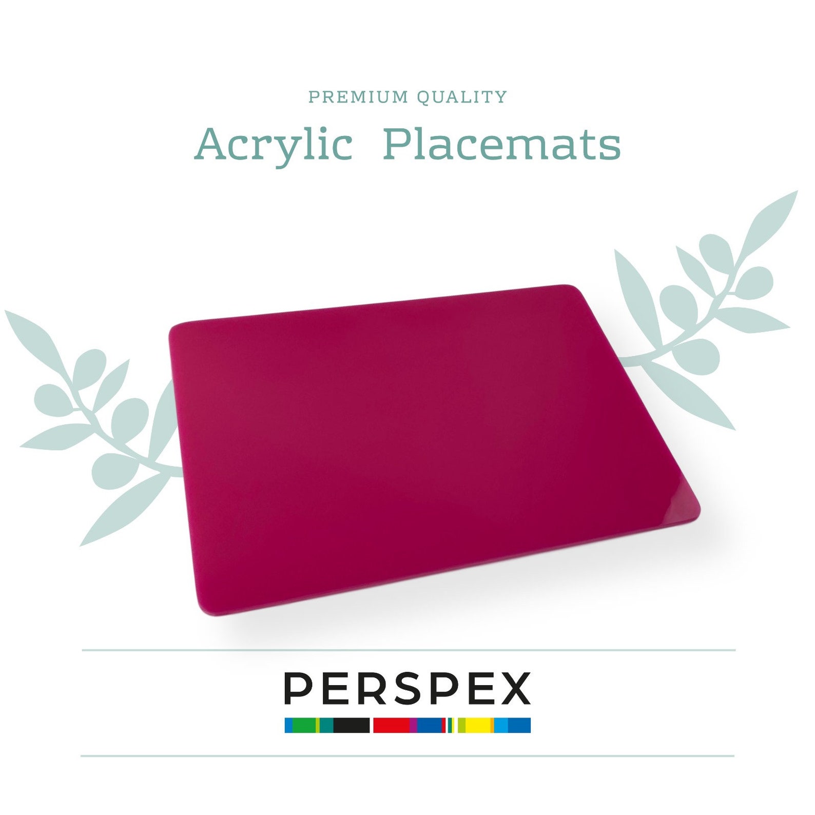 Acrylic Placemats Rectangle Shaped Table Mats Qty 1 Etsy UK