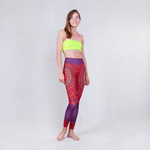 ACTIVEWEAR Leggings MOSAIC for Yoga Fitness Climbing Dance Pilates Running