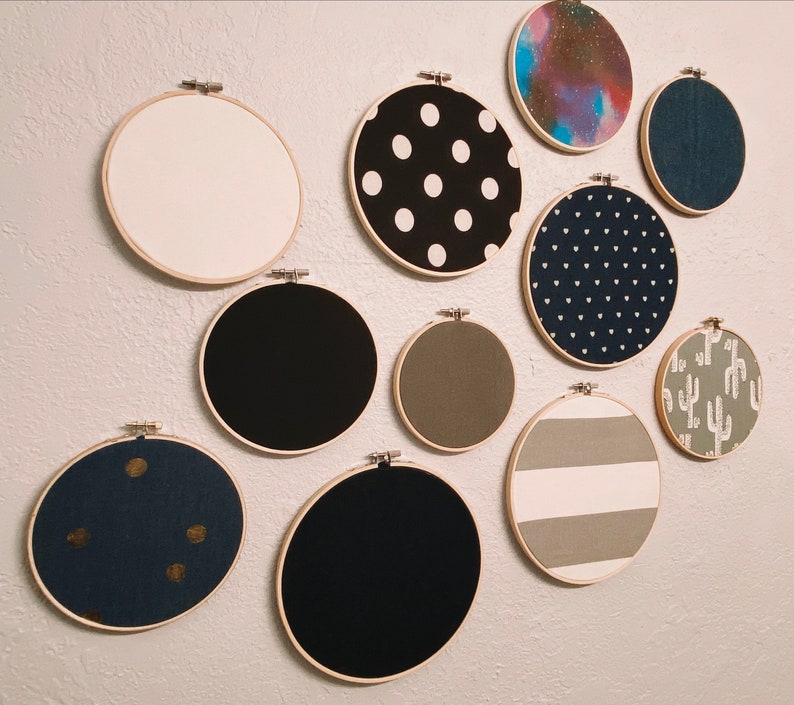 Enamel pin display holder fabric embroidery hoop now w/ Etsy