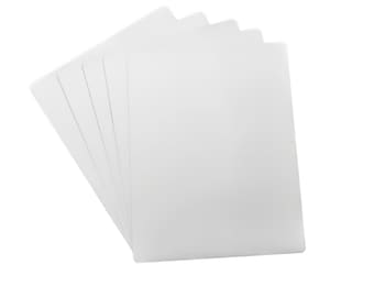 9" X 12" White Dry Erase Magnet - Write On/Wipe Off - 5 Sheets